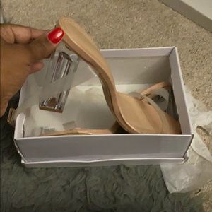 Fashion nova glass slipper